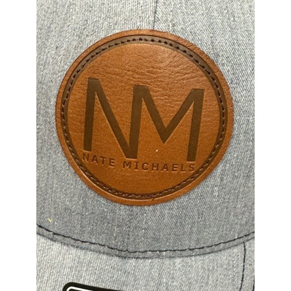 Nate Michaels Grey SnapBack Hat C16 - Picture 2 of 4